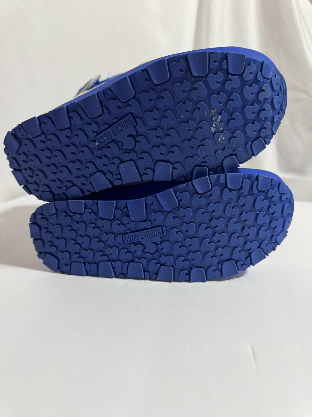 Rubber Duck Snowjogger Kids Blue Winter Boots Faux Fur Lined Size 1